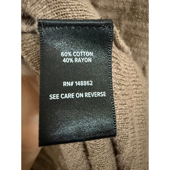 Torrid Brown VNeck Button Up Cotton Cardigan Size 4 (4XL) Plus Size Sweater - Picture 5 of 5